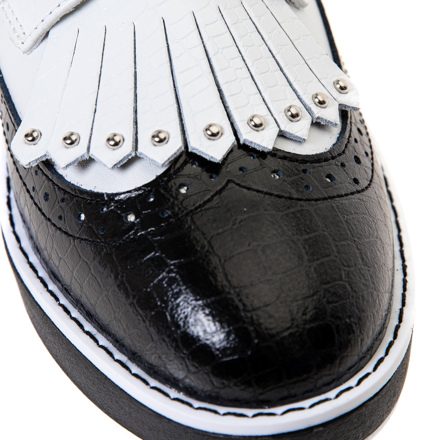 Men's Antibacterial Deodorant Copper Lining Insole Hand-Made Golf Shoes 232A8991