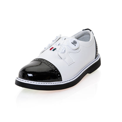Men's Antibacterial Deodorant Copper Lining Insole Hand-Made Golf Shoes 232A8965