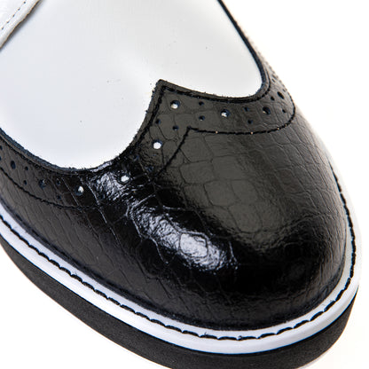Men's Antibacterial Deodorant Copper Lining Insole Hand-Made Golf Shoes 232A8989