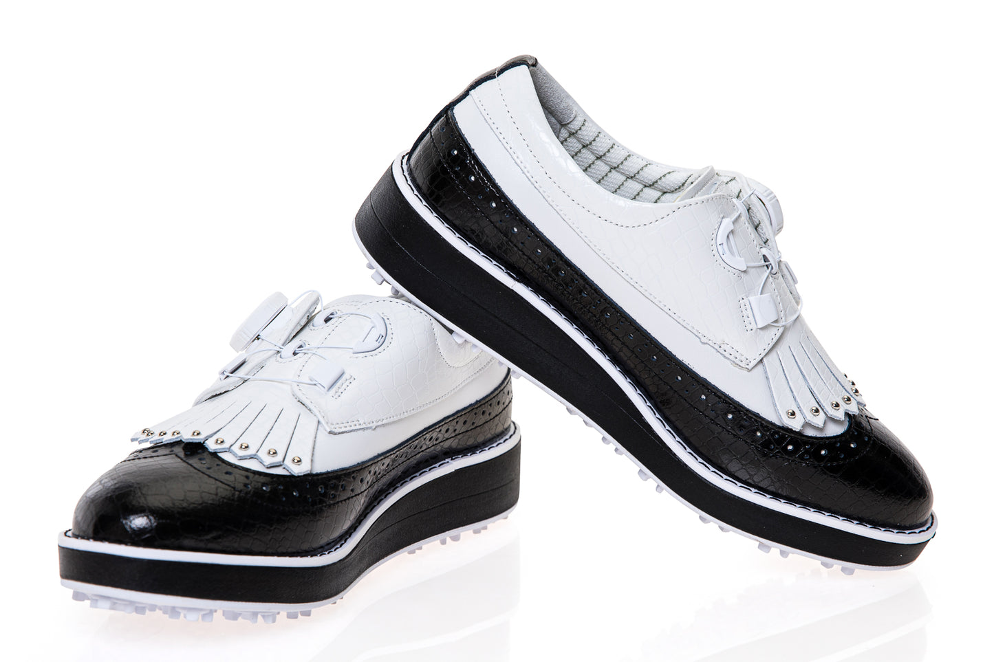 Men's Antibacterial Deodorant Copper Lining Insole Hand-Made Golf Shoes 232A8991